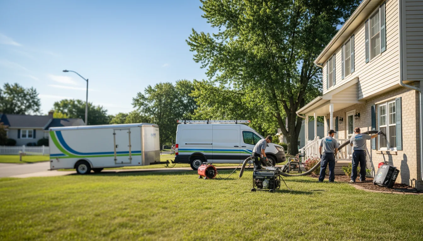 Flooded Basement Restoration And Cleanup With Repair in Hale, MI near me